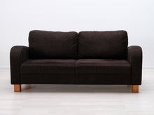 Lataa kuva Galleria-katseluun, 3-istuttava kangassohva ruskea

