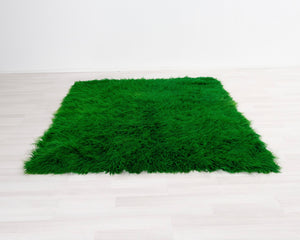 Vihreä lankamatto 170 x 220 cm