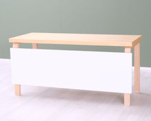 Load image into Gallery viewer, Artek työpöytä 60 x 150 cm koivu / valkoinen
