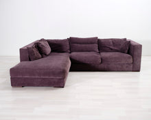 Lataa kuva Galleria-katseluun, 5-istuttava kulmasohva liila
