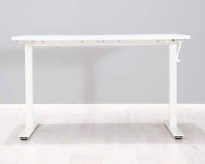 IKEA säädettävä työpöytä valkoinen