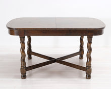 Lataa kuva Galleria-katseluun, Antiikkinen ruokapöytä 1930-luku
