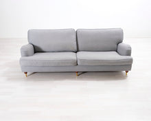 Lataa kuva Galleria-katseluun, 3-istuttava kangassohva harmaa
