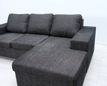 Load image into Gallery viewer, Asko 3-istuttava divaanisohva tummanharmaa
