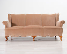 Load image into Gallery viewer, 3-istuttava kangassohva beige
