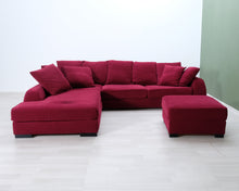 Load image into Gallery viewer, Avokulmasohva punainen
