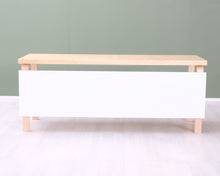 Load image into Gallery viewer, Artek työpöytä 60 x 180 cm koivu / valkoinen
