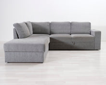 Lataa kuva Galleria-katseluun, 4-istuttava vuodesohva harmaa
