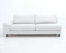 Load image into Gallery viewer, Asko 2-istuttava kangassohva vaaleanharmaa
