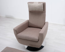 Load image into Gallery viewer, Asko nojatuoli ja rahi beige
