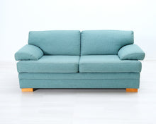 Load image into Gallery viewer, Asko Florence 2-istuttava kangassohva sininen
