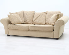 Load image into Gallery viewer, Asko 3-istuttava kangassohva beige
