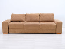 Load image into Gallery viewer, Asko 3-istuttava sohva vaaleanruskea
