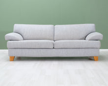 Load image into Gallery viewer, Asko Florence 3-istuttava kangassohva vaaleanharmaa
