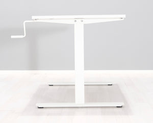IKEA säädettävä työpöytä valkoinen