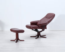 Lataa kuva Galleria-katseluun, 80-luvun mekanismituoli ja rahi tummanruskea

