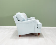 Lataa kuva Galleria-katseluun, 3-istuttava kangassohva vaaleansininen
