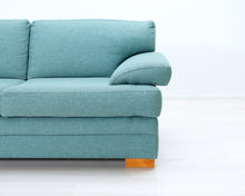 Load image into Gallery viewer, Asko Florence 2-istuttava kangassohva sininen
