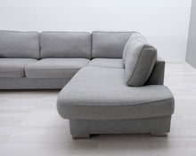 Load image into Gallery viewer, Asko 4-istuttava kulmasohva harmaa
