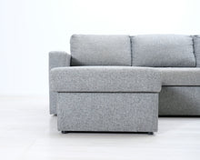 Load image into Gallery viewer, Asko VIGO 3-istuttava divaanivuodesohva vaaleanharmaa
