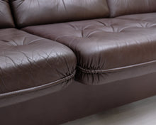 Lataa kuva Galleria-katseluun, 70-luvun nahkasohva
