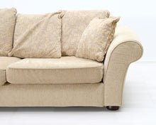 Load image into Gallery viewer, Asko 3-istuttava kangassohva beige
