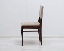 Lataa kuva Galleria-katseluun, 40-luvun puurunkoinen ruokatuoli
