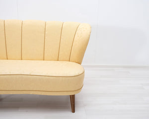 Vintage sohva keltainen