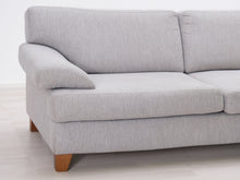 Load image into Gallery viewer, Asko Florence 3-istuttava kangassohva harmaa
