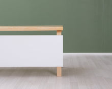 Load image into Gallery viewer, Artek työpöytä 60 x 180 cm koivu / valkoinen
