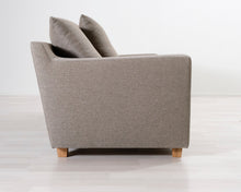 Load image into Gallery viewer, 2-istuttava kangassohva beige
