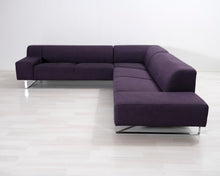 Lataa kuva Galleria-katseluun, 5-istuttava kulmasohva musta
