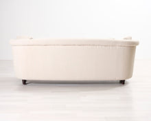 Lataa kuva Galleria-katseluun, 3-istuttava kangassohva luonnonvalkoinen
