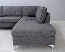 Load image into Gallery viewer, Asko Teresa 6-istuttava kulmasohva harmaa
