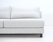 Load image into Gallery viewer, Asko 2-istuttava kangassohva vaaleanharmaa
