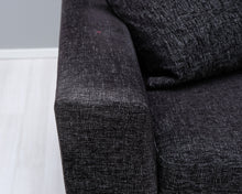 Load image into Gallery viewer, Asko 3-istuttava vuodesohva divaanilla tummanharmaa
