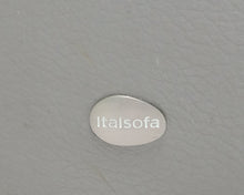 Lataa kuva Galleria-katseluun, Italsofa 3-istuttava nahkasohva harmaa
