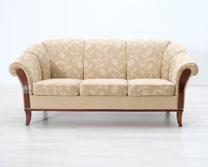 3-istuttava kangassohva beige