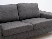 Load image into Gallery viewer, Asko 2,5-istuttava kangassohva harmaa
