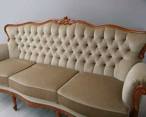 3-istuttava ranskanrokokoo sohva