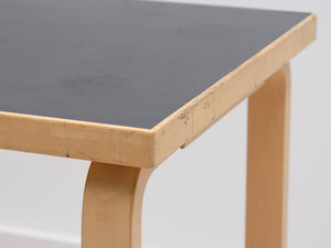 Artek pöytä koivu / musta 60 x 80 cm