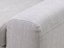 Load image into Gallery viewer, Asko Stella 3-istuttava kangassohva harmaa
