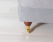 Lataa kuva Galleria-katseluun, 3-istuttava kangassohva harmaa
