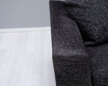 Load image into Gallery viewer, Asko 3-istuttava vuodesohva divaanilla tummanharmaa
