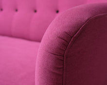 Load image into Gallery viewer, 2-istuttava kangassohva pinkki
