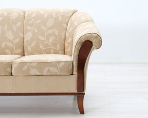 3-istuttava kangassohva beige