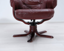 Lataa kuva Galleria-katseluun, 80-luvun mekanismituoli ja rahi tummanruskea
