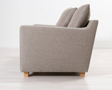Load image into Gallery viewer, 2-istuttava kangassohva beige
