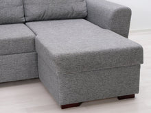 Lataa kuva Galleria-katseluun, 3-istuttava vuodesohva divaanilla harmaa
