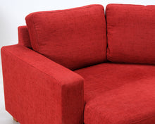 Load image into Gallery viewer, Asko 4-istuttava kulmasohva punainen
